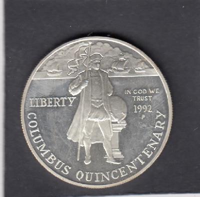 Beschrijving: 1 Dollar COLUMBUS SHIP